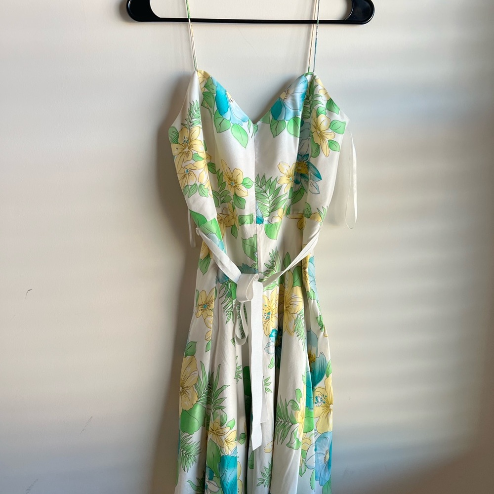 Floral Spaghetti Strap Dress